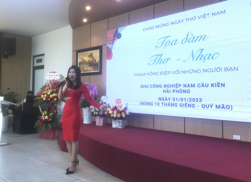 Tọa đàm thơ nhạc Phạm Hồng Điệp đầu Xuân 2023.