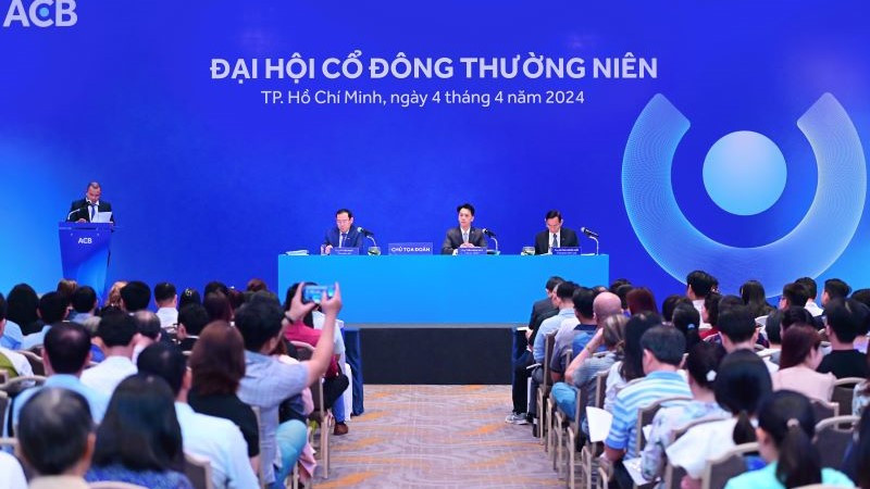Quang cảnh Đại hội cổ đông thường niên ACB.