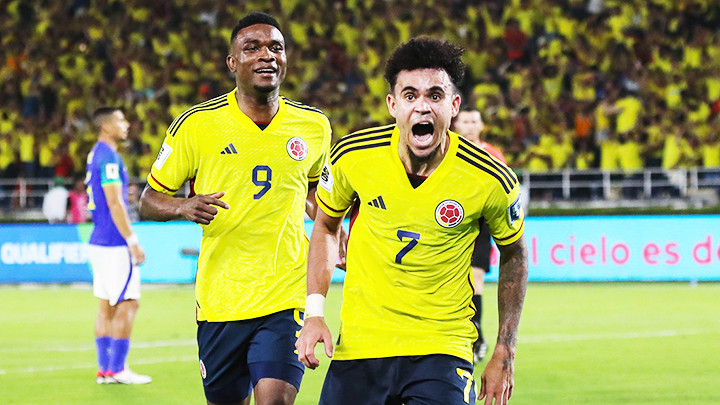 Luis Diaz thi đấu bùng nổ giúp Colombia thắng Brazil ở vòng loại World Cup 2026.