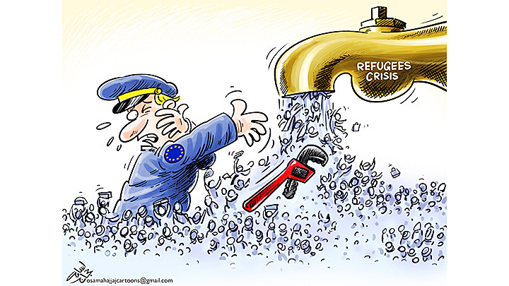 Biếm họa: OSAMA HAJJA