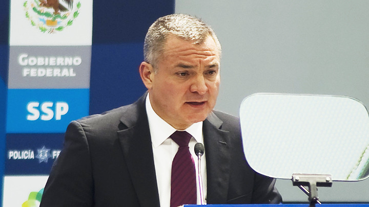 Ông Genaro Luna khi còn là lãnh đạo cơ quan an ninh Mexico. Ảnh: GETTY IMAGES