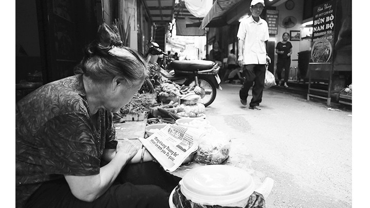 Mỗi chợ ngõ Hà thành đều có nét riêng.