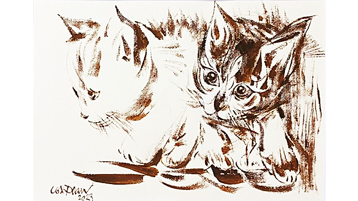 Tác phẩm của họa sĩ Lương Xuân Đoàn.