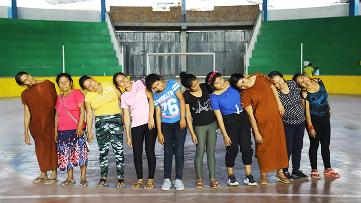 Một buổi tập trong dự án khiêu vũ. Ảnh: THE GUARDIAN