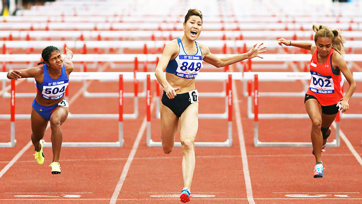 Điền kinh là một trong những môn thể thao Việt Nam chú trọng tại SEA Games 32 để hướng tới ASIAD sắp tới. Ảnh: LÊ MINH