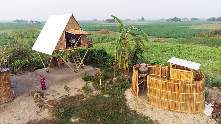 Một căn nhà Khudi Bari. Ảnh: MTA