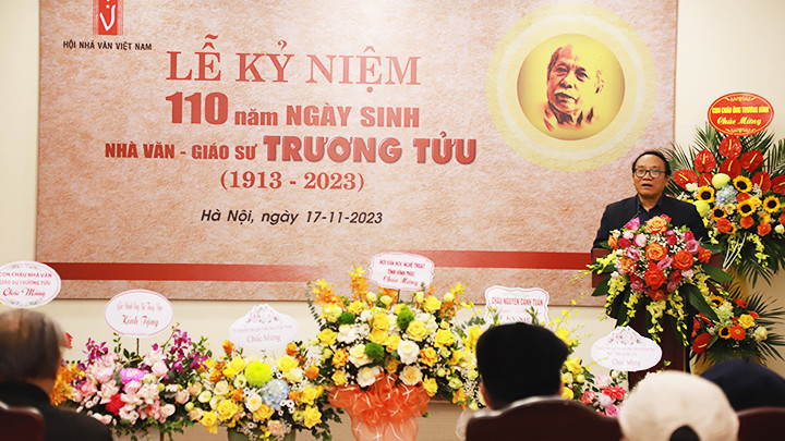 Kỷ niệm 110 năm Ngày sinh GS Trương Tửu