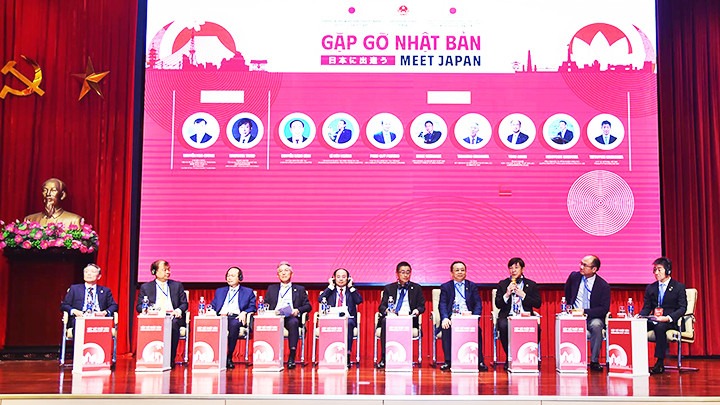 Các đại biểu tại tọa đàm xúc tiến thương mại và đầu tư Gặp gỡ Nhật Bản.