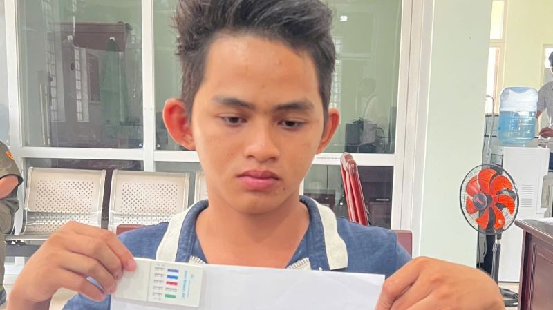 Đối tượng Nguyễn Trọng Tính đã bị tạm giữ.