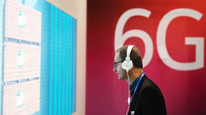 Trình diễn tương tác về công nghệ 6G của Nokia tại Triển lãm di động toàn cầu năm 2023. Ảnh: EL PAIZ
