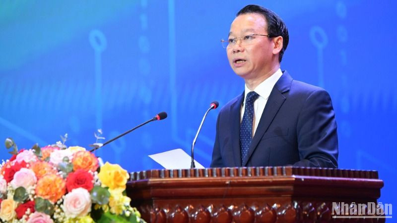 Bộ trưởng Nông nghiệp và Môi trường Đỗ Đức Duy phát biểu tại Hội nghị.