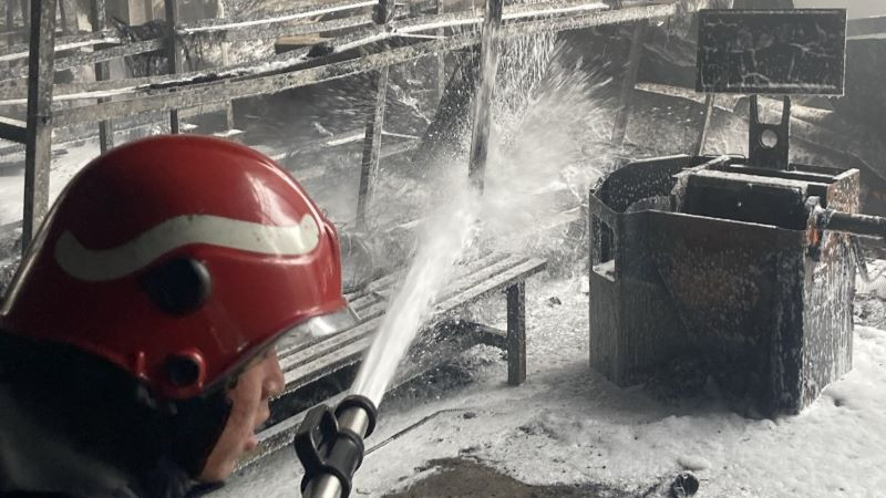Cảnh sát Phòng cháy, chữa cháy và Cứu nạn, cứu hộ Công an tỉnh Bình Dương khống chế ngọn lửa.