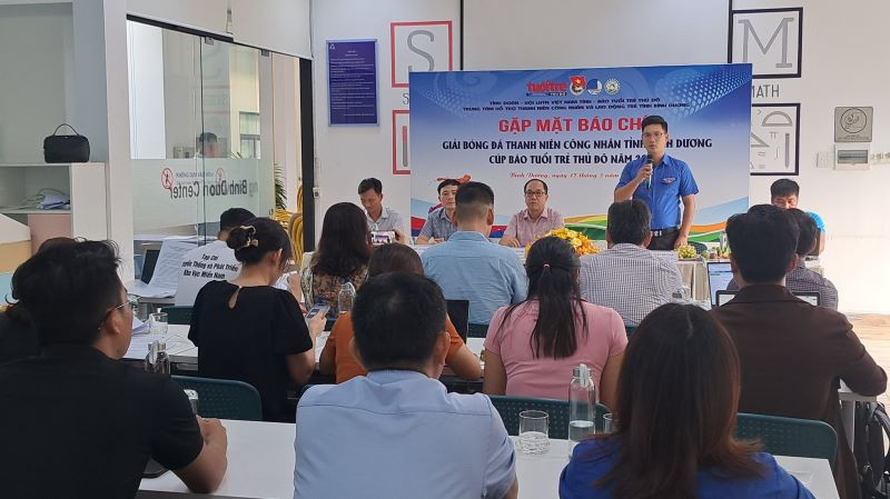 Ban Tổ chức thông tin về Giải bóng đá nam thanh niên công nhân tỉnh Bình Dương Cúp Báo Tuổi trẻ Thủ đô năm 2024