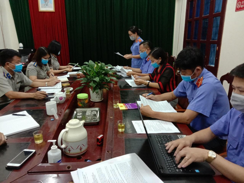 Viện kiểm sát nhân dân huyện Phú Bình đã công bố Quyết định trực tiếp kiểm sát hoạt động thi hành án dân sự đối với Chi cục thi hành án dân sự huyện. Ảnh: thads.moj.gov.vn.