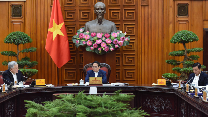 Thủ tướng Phạm Minh Chính chủ trì Phiên họp lần thứ hai về sắp xếp, tinh gọn bộ máy của Chính phủ.