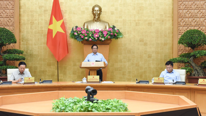 Thủ tướng Phạm Minh Chính chủ trì Phiên họp Chính phủ chuyên đề pháp luật.