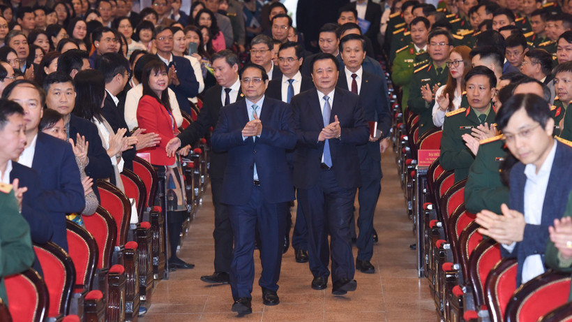 Thủ tướng Phạm Minh Chính dự Hội nghị toàn quốc về giáo dục quyền con người.