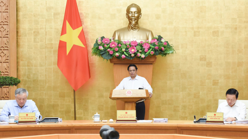 Thủ tướng Phạm Minh Chính chủ trì phiên họp.