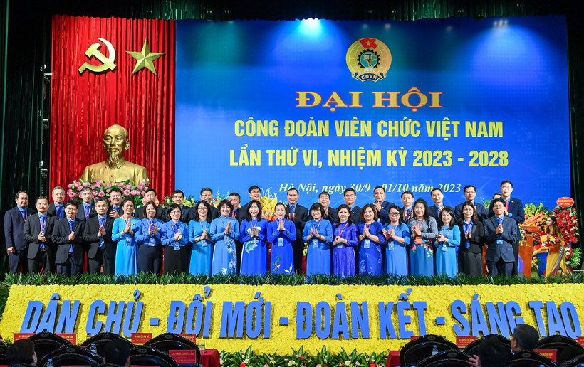 [Ảnh] Đại hội Công đoàn Viên chức Việt Nam lần thứ VI