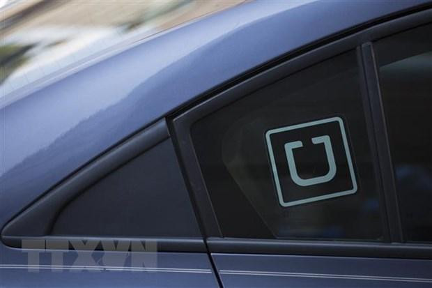 Biểu tượng của Hãng xe công nghệ Uber. (Ảnh: AFP/TTXVN)