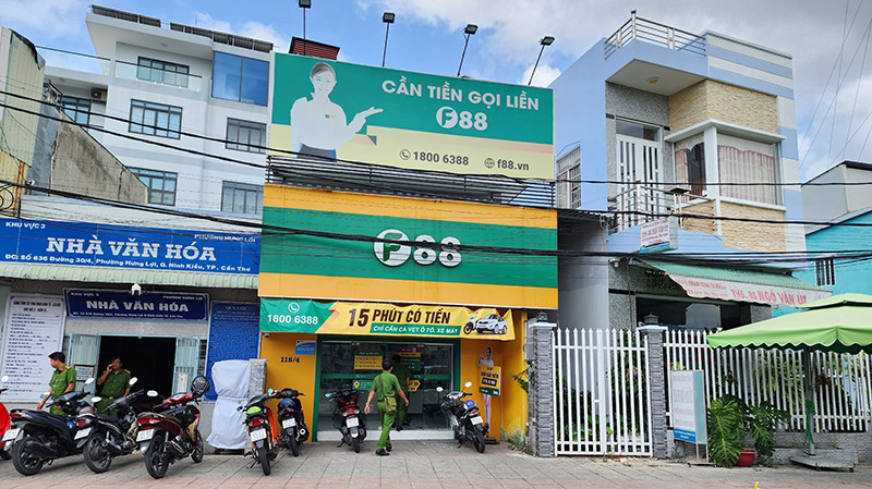 Một trụ sở của F88 tại quận Ninh Kiều.