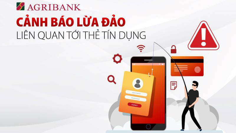 Agribank cảnh báo lừa đảo.