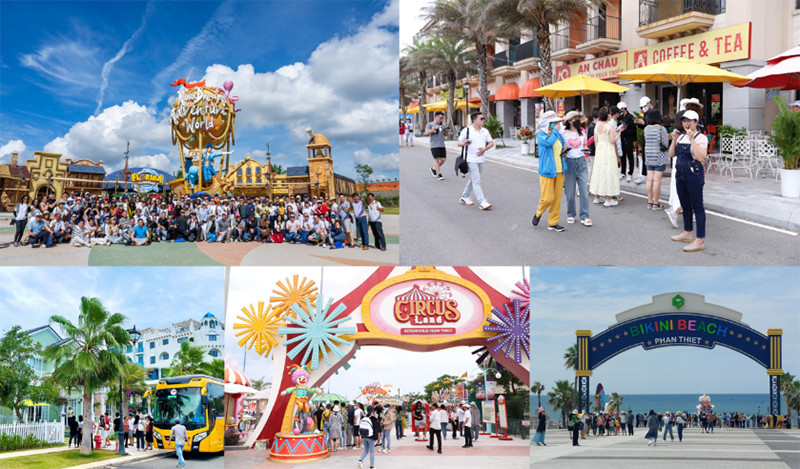 Không khí sôi động dễ nhận thấy tại NovaWorld Phan Thiet.