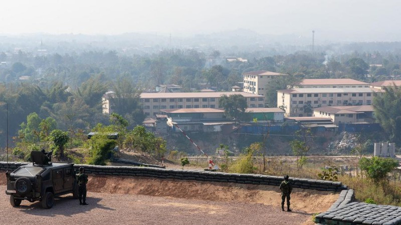 Khu vực biên giới giữa Thái Lan và Myanmar. (Ảnh: Tân Hoa xã)