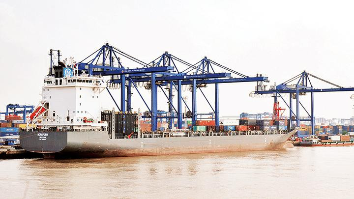 Cần đẩy mạnh việc áp dụng công nghệ trong khai thác cảng biển. Ảnh: BẮC SƠN