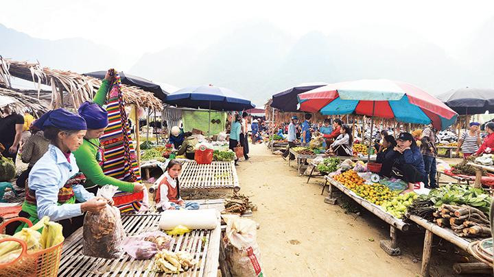 Vẻ đẹp khu chợ vùng cao.