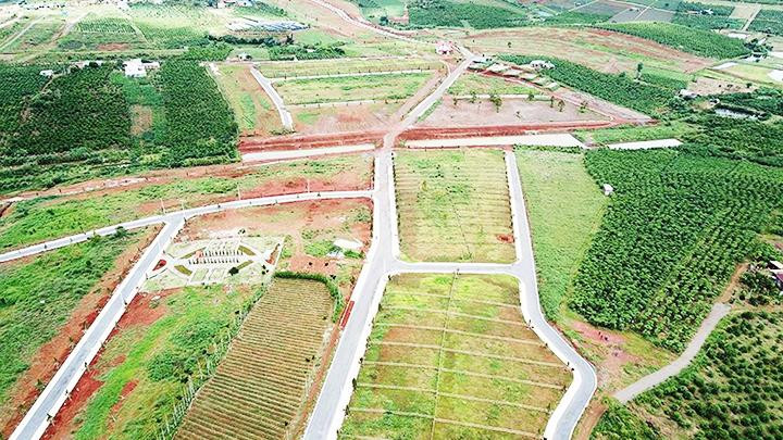 Có 3.873 trường hợp tách thửa thành 12.736 thửa đất ở TP Bảo Lộc trong bốn năm. Ảnh: THANHNIEN.VN