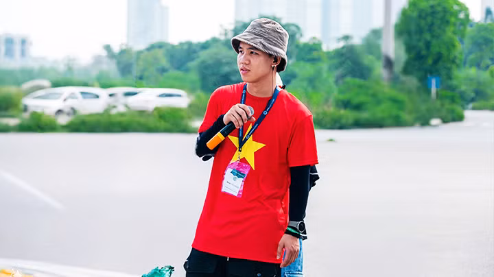 Quân là thủ lĩnh của Cộng đồng Xanh Hà Nội hơn 4 năm qua.