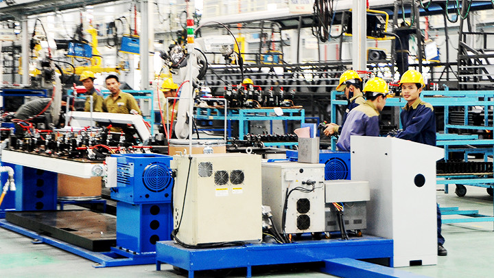 Năm 2025, công nghiệp chế biến chế tạo được dự báo tiếp tục là động lực dẫn dắt tăng trưởng. Ảnh: SONG ANH