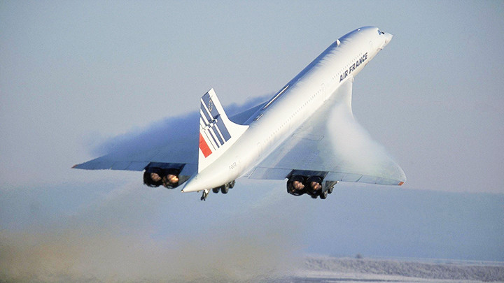 Máy bay Concorde từng là biểu tượng trên bầu trời hàng không thế giới. Ảnh: GETTY IMAGES