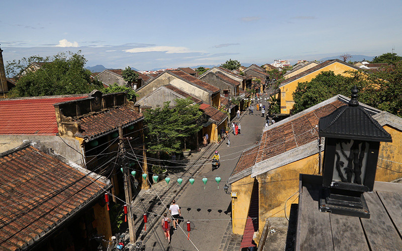 Một góc Di sản văn hóa thế giới đô thị cổ Hội An. (Ảnh KHIẾU MINH)