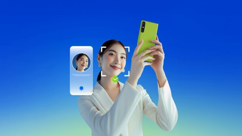 Ứng dụng xác thực khuôn mặt giúp bảo mật cho khách hàng khi giao dịch trực tuyến.