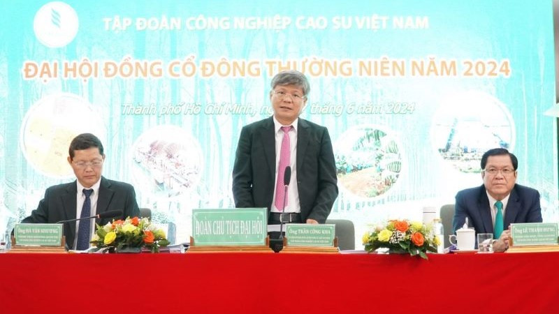 Đoàn Chủ tịch điều hành Đại hội cổ đông thường niên VRG năm 2024.