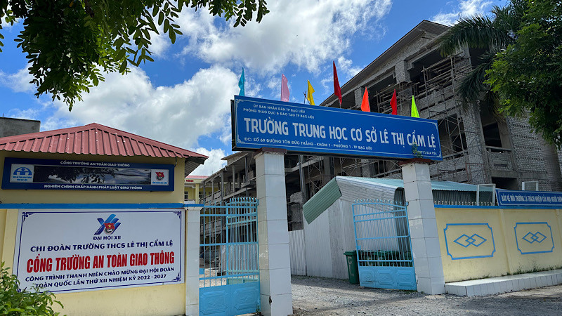 Năm học mới 2023-2024 này, tỉnh Bạc Liêu có thêm hàng trăm phòng học mới.