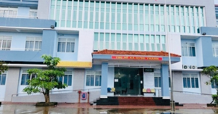Trụ sở UBND xã Hưng Thành - nơi xảy ra các vụ việc.