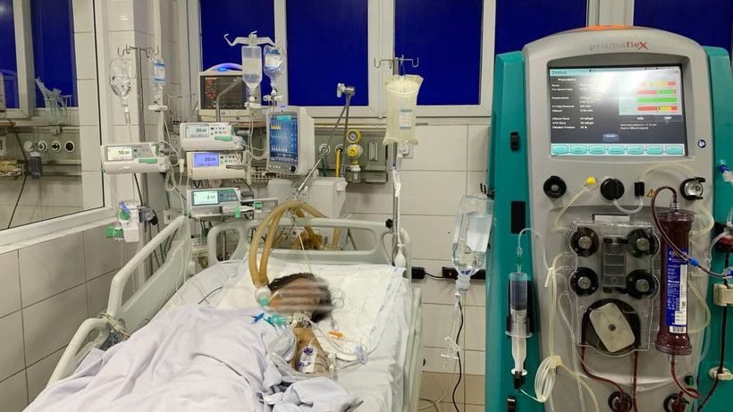 Bệnh nhân được điều trị tại Bệnh viện Bệnh Nhiệt đới Trung ương.