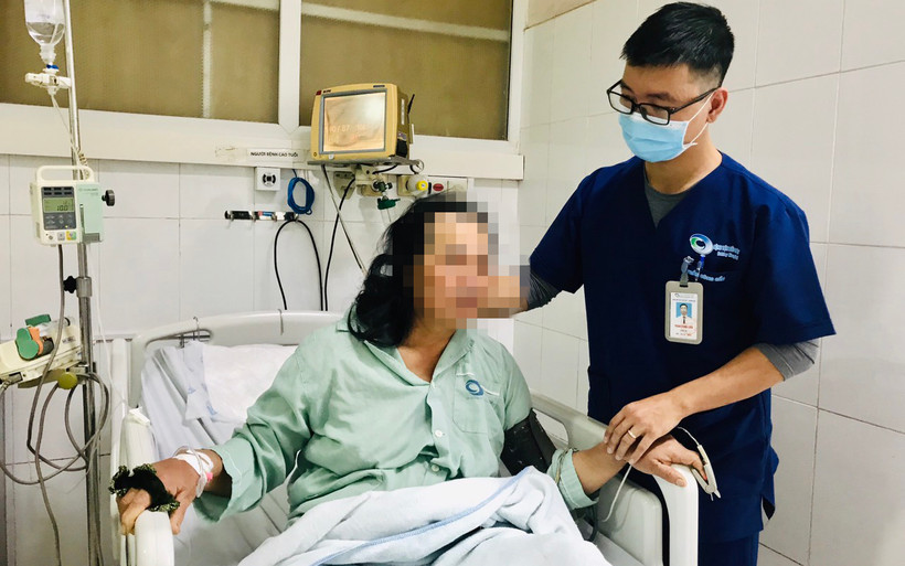 Bệnh nhân đang dần bình phục sức khỏe.