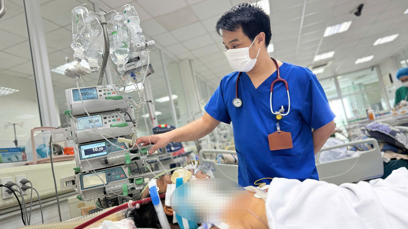 Bệnh nhân phải can thiệp ECMO.