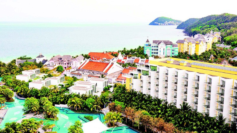 Khu giải trí và nghỉ dưỡng tại đảo ngọc Phú Quốc. (Ảnh: MINH LÊ)