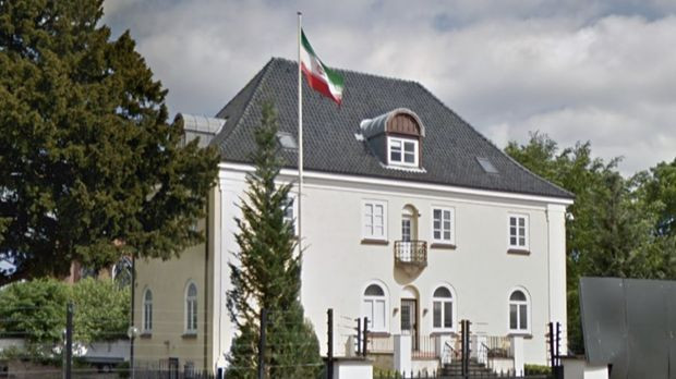 Đại sứ quán Iran tại Copenhagen. (Nguồn: middleeastmonitor.com)