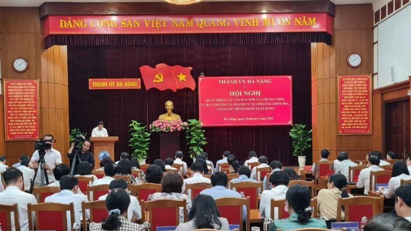 Hội nghị quán triệt, triển khai các văn bản mới của Trung ương và Ban Thường vụ Thành ủy Đà Nẵng về công tác kiểm tra, giám sát, thi hành kỷ luật Đảng.