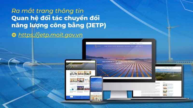 Trang thông tin của JETP Việt Nam.