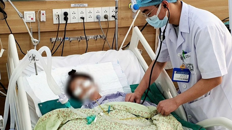 Bệnh nhân được điều trị tại Bệnh viện Bạch Mai.
