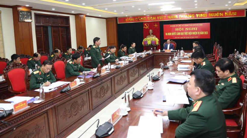 Quang cảnh hội nghị chiều 26/12.