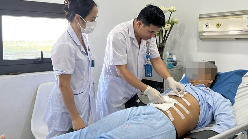 Bệnh nhân đang dần hồi phục sức khỏe. 