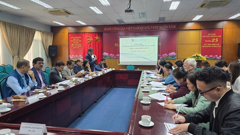 Chương trình gồm 12 doanh nghiệp Ấn Độ và 50 doanh nghiệp Việt Nam tham dự. 